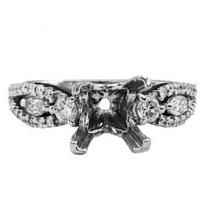 Semi mount marquis look