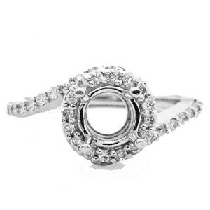 swirl diamond semi mounr=t