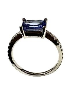 tanzanite diamond ring