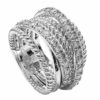 WIRE CABLE DIAMOND RING