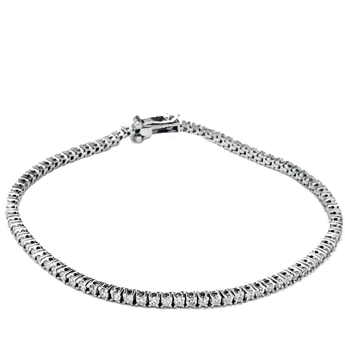 four prong tennis bracelet