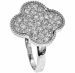 clover diamond ring