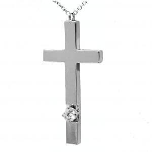 designer diamond cross pendant