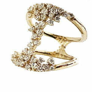 diamond cluster ring