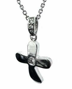 Diamond burnish cross