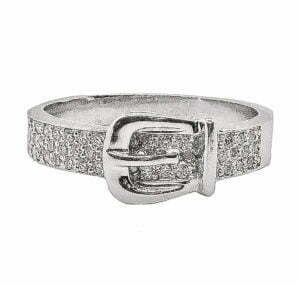belt buckle diamond ring