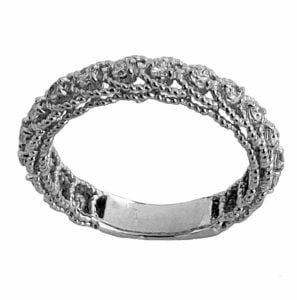 Designer 17 diamond wedding anniversary ring