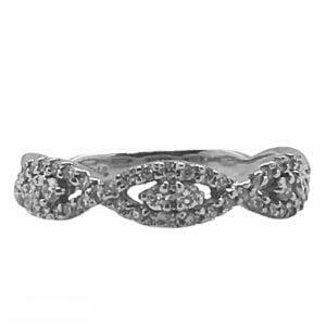 Infinity fashion ring