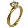 solitaire diamond engagement ring