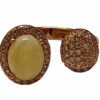 opal cuff ring