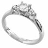 six diamond engagement ring