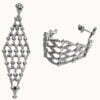 chandelier diamond earrings