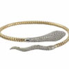 coild serpent bangle