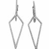 drop dangle diamond chandelier earrings