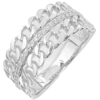 cuban link wedding ring
