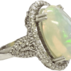 large oval opal ring