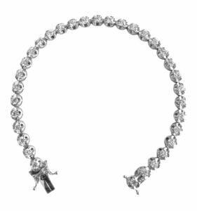 miracle setting tennis bracelet