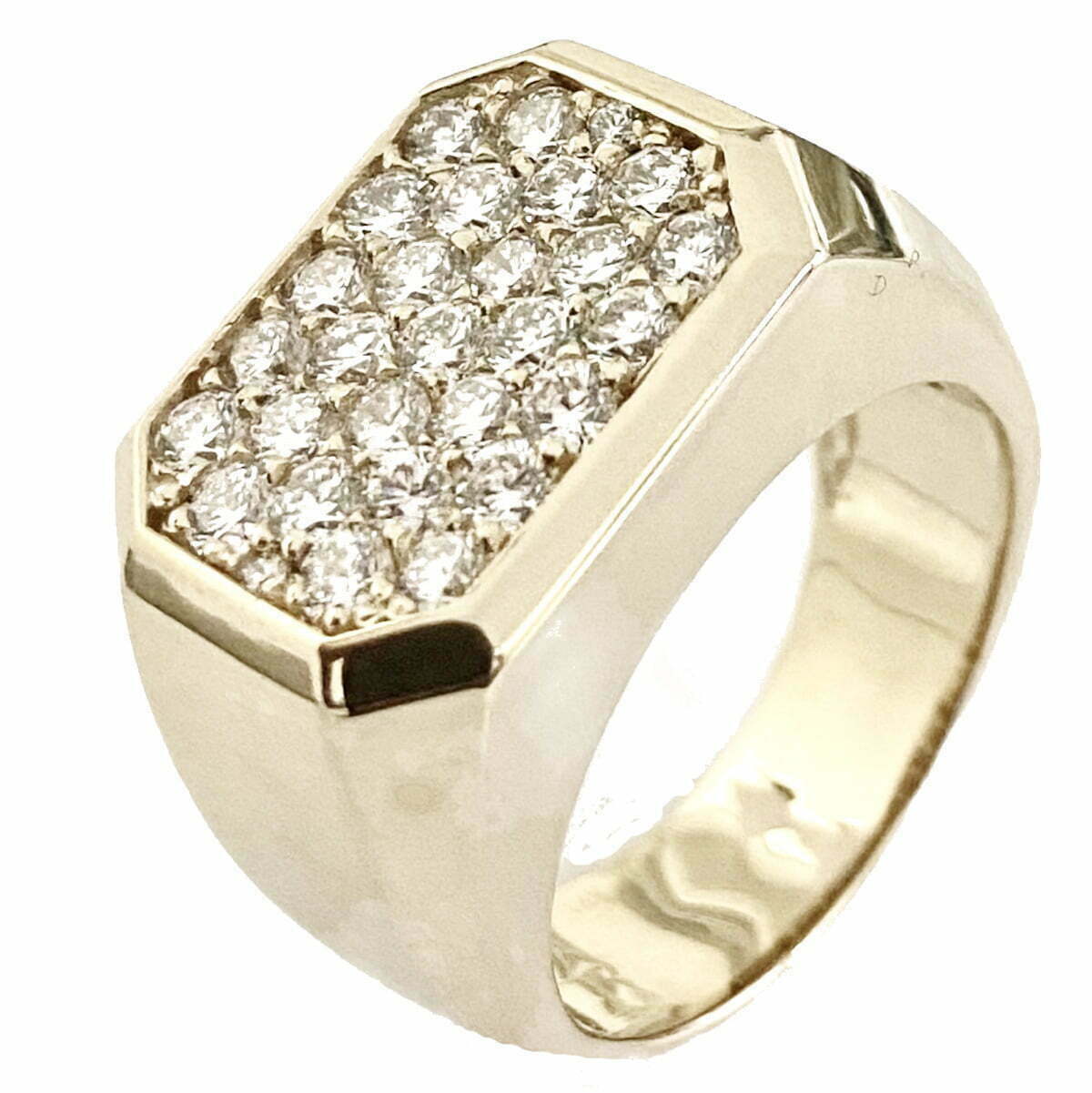 Pave Setting Men's Ring - Emperor Jewelry