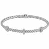 open cuff Italian diamond bangle