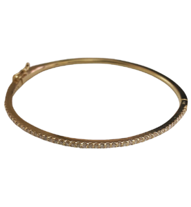 one-carat bangle