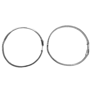 two inch hoop earrings