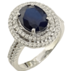 double halo sapphire ring