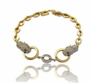 Double cougar head diamond