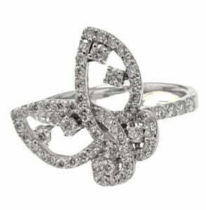 diamond butterfly ring