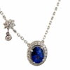 sapphire diamond necklace