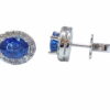 sapphire diamond stud earrings