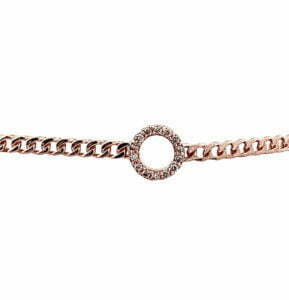 round shape cuban style bracelet