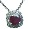 Ruby pendant necklace