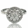 flowerdiamond engagement ring