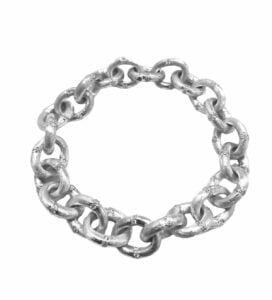 Link diamond bracelet