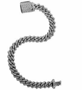 Staright line diamond tennis braclet