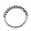 U prong diamond wedding ring