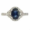 oval sapphire diamond ring