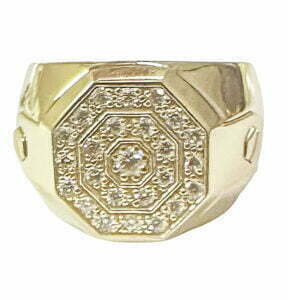 Gent's diamond ring