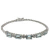 aquamarine diamond bracelet