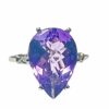 AMETHYST DIAMOND RING