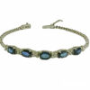 oval sapphire diamond bracelet