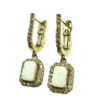 opal diamond earrings