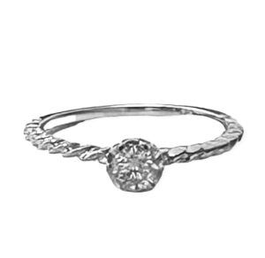 solitaire diamond tenement ring