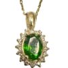 tsavorite diamond pendant