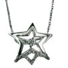 stared diamond pendant