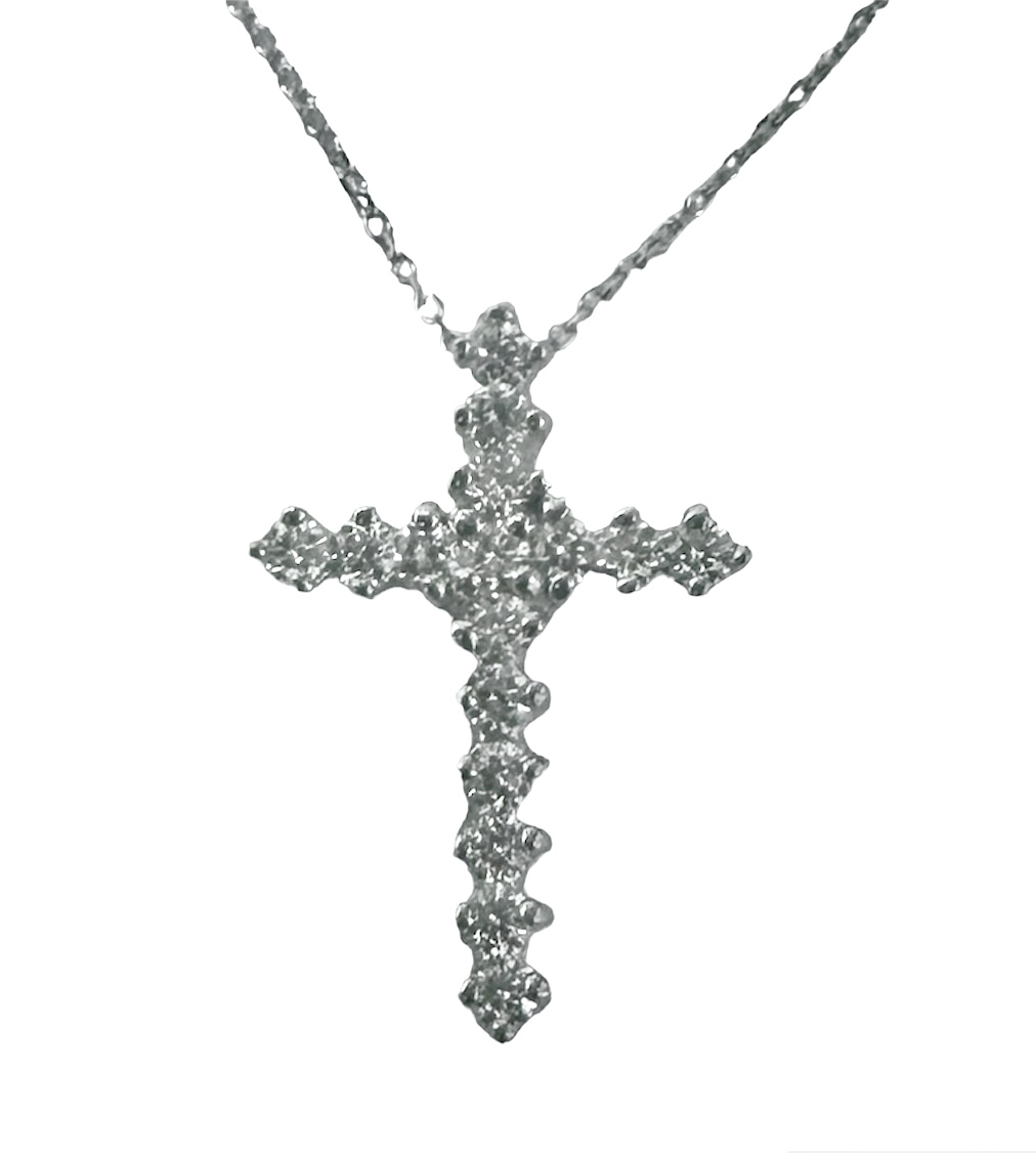 Diamond Cross Pendant With Chain Emperor Jewelry Co