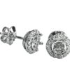 Diamond stud earrings