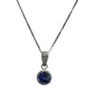 Tanzanite diamond pendant