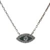 small eye diamond necklace