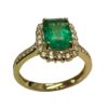 emerald diamond ring